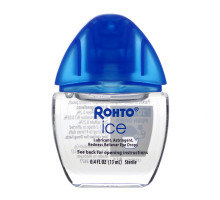 Rohto, Cooling Eye Drops, Ice, All-In-One, 0.4 fl oz (13 ml)