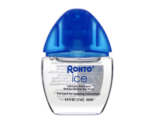 Rohto, Cooling Eye Drops, Ice, All-In-One, 0.4 fl oz (13 ml) Rohto, Cooling Eye Drops, Ice, All-In-One, 0.4 fl oz (13 ml)