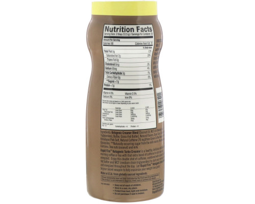 RAPIDFIRE, Turbo Creamer, French Vanilla Flavor, 8.8 oz (250 g) RAPIDFIRE, Turbo Creamer, French Vanilla Flavor, 8.8 oz (250 g)