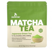 Минералы и микроэлементы RAPIDFIRE, Matcha Tea, японский зеленый чай, 60 г (2,12 унции)