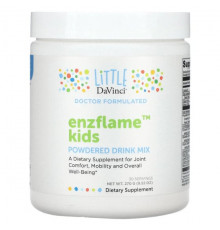 Детское здоровье Little DaVinci, Enzflame Kids, порошковая смесь для приготовления напитков, 270 г (9,52 унции)