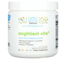 Детское здоровье Little DaVinci, Mightiest Vite, вкусный фруктовый пунш, 84 г (2,96 унции)