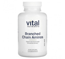 Аминокислоты Vital Nutrients, Аминокислоты с разветвленной цепью, 180 веганских капсул