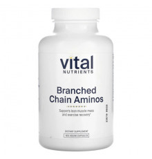 Аминокислоты Vital Nutrients, Аминокислоты с разветвленной цепью, 180 веганских капсул