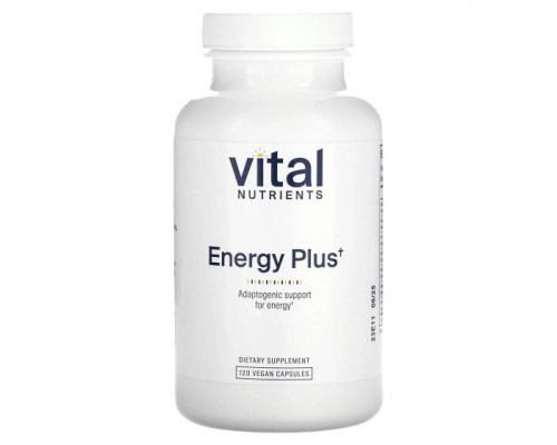 Растительные экстракты и настойки Energy Plus, 120 Vegan Capsules Растительные экстракты и настойки Energy Plus, 120 Vegan Capsules