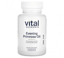 Женское здоровье Vital Nutrients, Масло примулы вечерней, 100 мягких таблеток