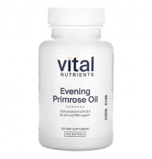 Женское здоровье Vital Nutrients, Масло примулы вечерней, 100 мягких таблеток
