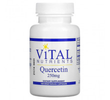 Антиоксиданты Vital Nutrients, Кверцетин, 250 мг, 100 вегетарианских капсул