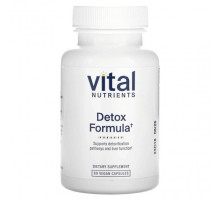 Для пищеварительной системы Vital Nutrients, Формула детоксикации, 60 веганских капсул