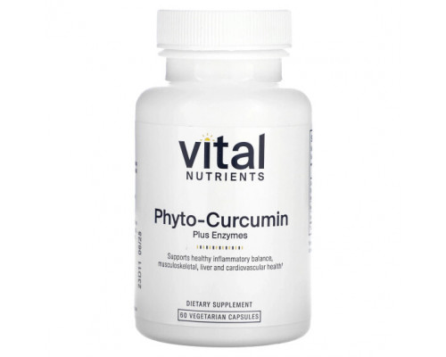 Имбирь и куркума Phyto-Curcumin Plus Enzymes , 60 Vegetarian Capsules Имбирь и куркума Phyto-Curcumin Plus Enzymes , 60 Vegetarian Capsules