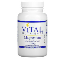 Vital Nutrients, Magnesium, 120 mg, 100 Vegetarian Capsules