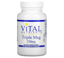 Vital Nutrients, Triple Mag, 250 mg, 90 Vegetarian Capsules