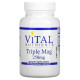Vital Nutrients, Triple Mag, 250 mg, 90 Vegetarian Capsules