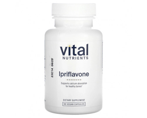 Для мышц и суставов Vital Nutrients, Иприфлавон`` 90 веганских капсул Для мышц и суставов Vital Nutrients, Иприфлавон`` 90 веганских капсул