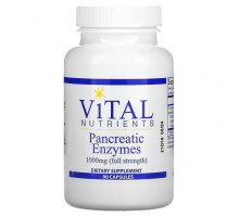 Для пищеварительной системы Vital Nutrients, Ферменты поджелудочной железы, 500 мг, 90 капсул
