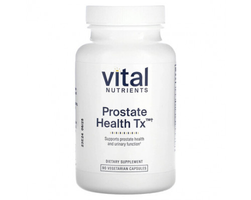 Мужское здоровье Vital Nutrients, Prostate Health TX`` 90 вегетарианских капсул Мужское здоровье Vital Nutrients, Prostate Health TX`` 90 вегетарианских капсул
