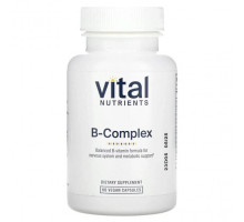 Витамины группы B Vital Nutrients, B-Complex, 60 веганских капсул