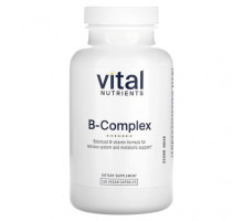 Витамины группы B Vital Nutrients, B-Complex, 120 веганских капсул