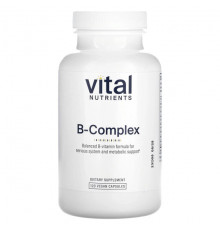 Витамины группы B Vital Nutrients, B-Complex, 120 веганских капсул