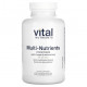 Витаминно-минеральные комплексы Vital Nutrients, Мульти питательные вещества цитрат / малат (с медью и без железа), 180 вегетарианских капсул