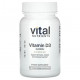Витамин D Vital Nutrients, Витамин D3, 2000 МЕ, 90 вегетарианских капсул
