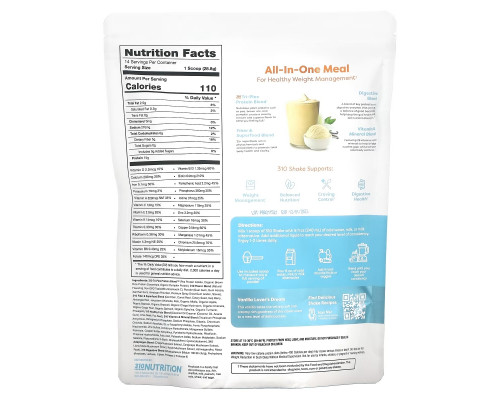 310 Nutrition, All-In-One Meal Shake, Vanilla Creme, 14.2 oz (403.2 g) 310 Nutrition, All-In-One Meal Shake, Vanilla Creme, 14.2 oz (403.2 g)