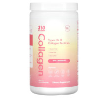 310 Nutrition, Collagen, Types I & III Collagen Peptides, Pink Lemonade, 13.1 oz (372 g)