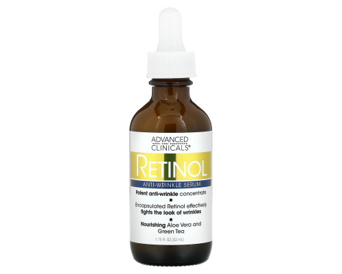 Advanced Clinicals, Retinol Serum, 1.75 fl oz (52 ml) Advanced Clinicals, Retinol Serum, 1.75 fl oz (52 ml)