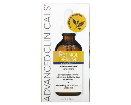 Advanced Clinicals, Retinol Serum, 1.75 fl oz (52 ml) Advanced Clinicals, Retinol Serum, 1.75 fl oz (52 ml)