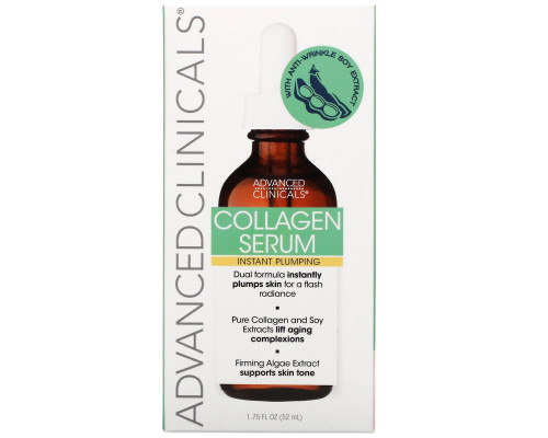Advanced Clinicals, Collagen Serum, 1.75 fl oz (52 ml) Advanced Clinicals, Collagen Serum, 1.75 fl oz (52 ml)