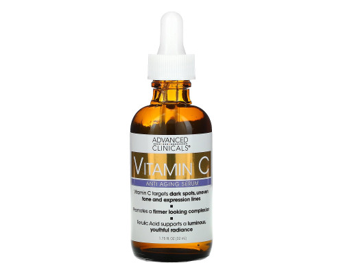 Advanced Clinicals, Vitamin C Serum, 1.75 fl oz (52 ml) Advanced Clinicals, Vitamin C Serum, 1.75 fl oz (52 ml)
