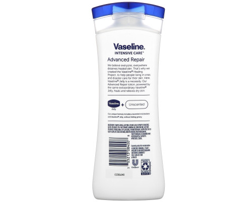 Vaseline, Intensive Care (Интенсивный уход), усовершенствованный восстанавливающий лосьон без жира, не содержит aроматизаторов, 10 унций (295 мл) Vaseline, Intensive Care (Интенсивный уход), усовершенствованный восстанавливающий лосьон без жира, не содержит aроматизаторов, 10 унций (295 мл)