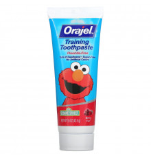 Orajel, Sesame Street Training Toothpaste, Flouride-Free, Berry Fun, 1.5 oz (42.5 g)