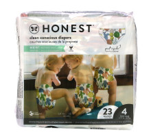 The Honest Company, Honest Diapers, Size 4, 22-37 Pounds, Pandas, 23 Diapers