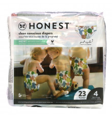 The Honest Company, Honest Diapers, Size 4, 22-37 Pounds, Pandas, 23 Diapers
