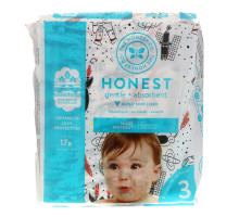 The Honest Company, Honest Diapers, Size 3, 16-28 Pounds, Space Travel, 27 Diapers