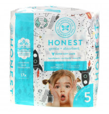The Honest Company, Honest Diapers, Size 5,  27+ Pounds, Space Travel, 20 Diapers