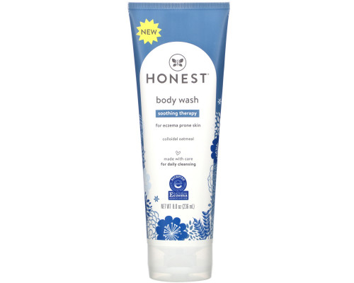 The Honest Company, Soothing Therapy Body Wash, For Eczema Prone Skin, 8.0 oz (236 ml) The Honest Company, Soothing Therapy Body Wash, For Eczema Prone Skin, 8.0 oz (236 ml)