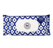 The Honest Company, Plant-Based Wipes, Blue Ikat, 72 Wipes