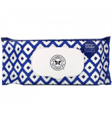 The Honest Company, Plant-Based Wipes, Blue Ikat, 72 Wipes
