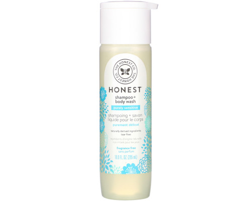 The Honest Company, Purely Sensitive Shampoo + Body Wash, Fragrance Free, 10.0 fl oz (295 ml) The Honest Company, Purely Sensitive Shampoo + Body Wash, Fragrance Free, 10.0 fl oz (295 ml)