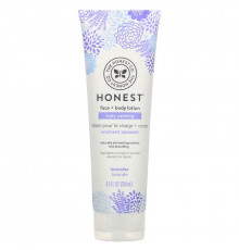 The Honest Company, Truly Calming Face + Body Lotion, Lavender, 8.5 fl oz (250 ml)