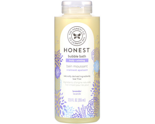 The Honest Company, Truly Calming Bubble Bath, Lavender, 12.0 fl oz (355 ml) The Honest Company, Truly Calming Bubble Bath, Lavender, 12.0 fl oz (355 ml)