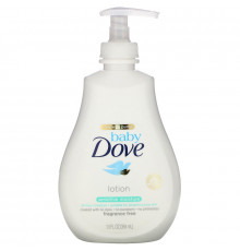 Dove, Baby, увлажняющий лосьон для чувствительной кожи, без запаха, 384 мл