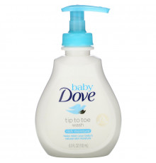 Dove, Baby, Tip to Toe Wash, Rich Moisture, 6.5 fl oz (192 ml)