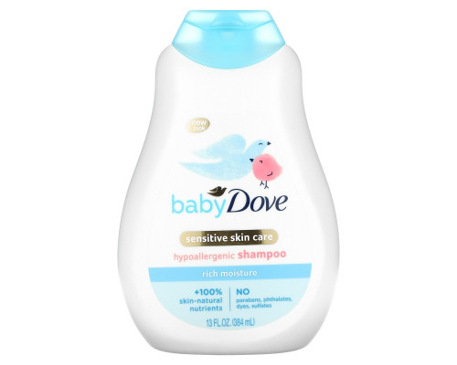 Dove, Baby, насыщенный увлажняющий шампунь, 384 мл Dove, Baby, насыщенный увлажняющий шампунь, 384 мл