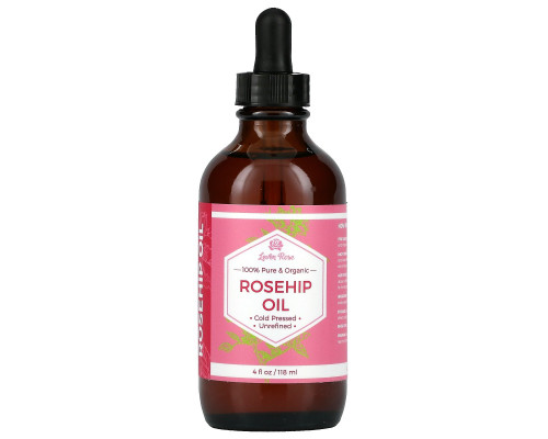 Leven Rose, На 100% чистое и органическое масло плодов шиповника, 118 мл (4 жидких унции) Leven Rose, На 100% чистое и органическое масло плодов шиповника, 118 мл (4 жидких унции)