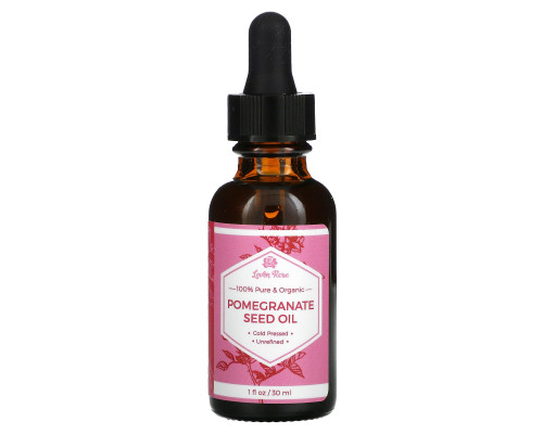 Leven Rose, 100% чистое масло из семян граната органического происхождения, 30 мл (1 унция) Leven Rose, 100% чистое масло из семян граната органического происхождения, 30 мл (1 унция)
