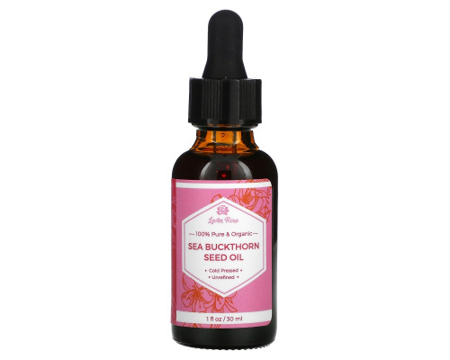 Leven Rose, 100% чистое масло из семян облепихи органического происхождения, 30 мл (1 унция) Leven Rose, 100% чистое масло из семян облепихи органического происхождения, 30 мл (1 унция)