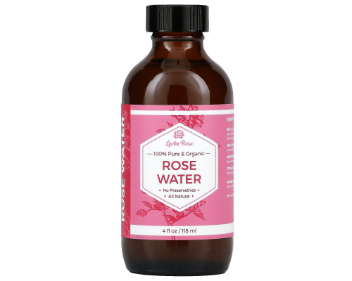 Leven Rose, 100% чистая органическая розовая вода, 4 жидких унции (118 мл) Leven Rose, 100% чистая органическая розовая вода, 4 жидких унции (118 мл)